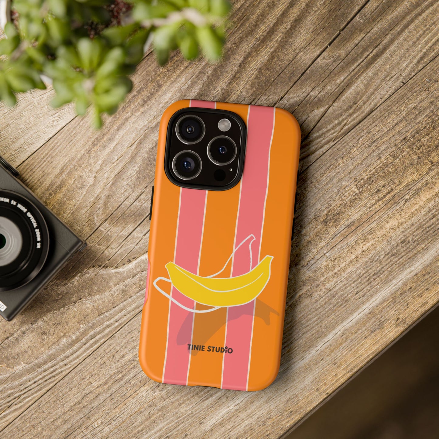 Stripy Banana Phone Case - Tinie Studio