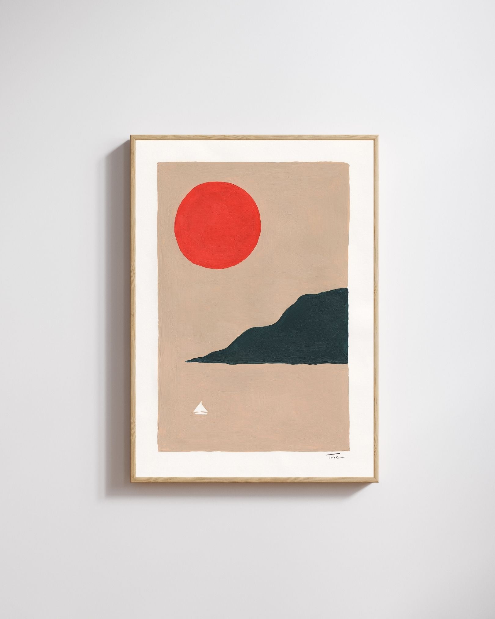 Spanish Sunset Original Painting - Tinie Studio