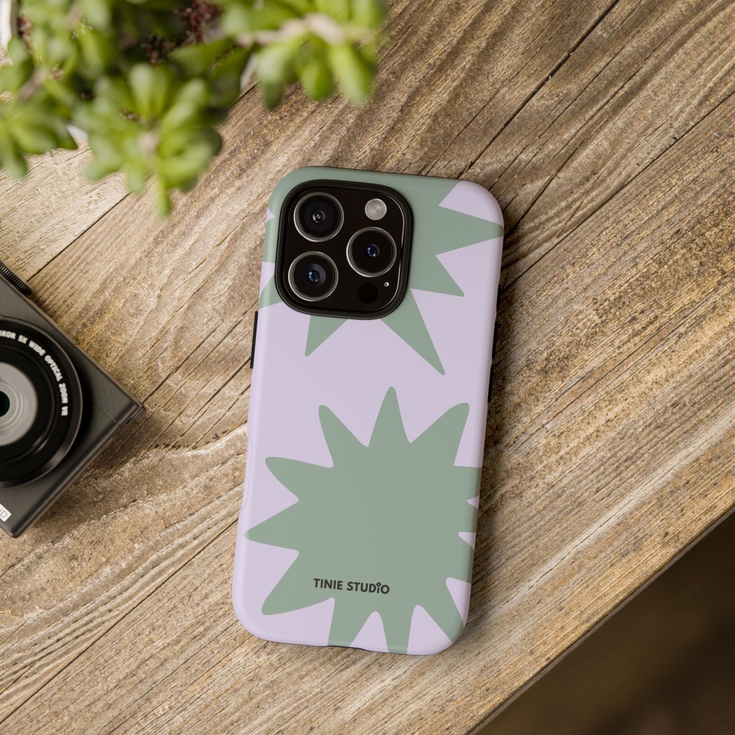 Starburst Sage Phone Case - Tinie Studio