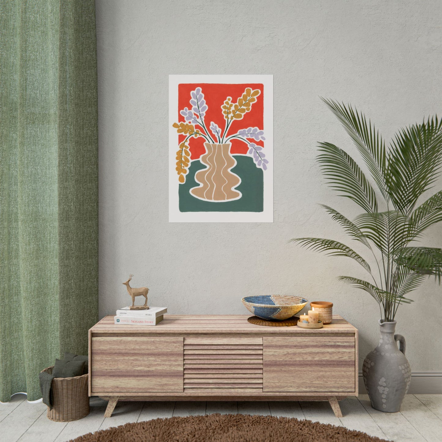 Flower Vase I Print - Tinie Studio