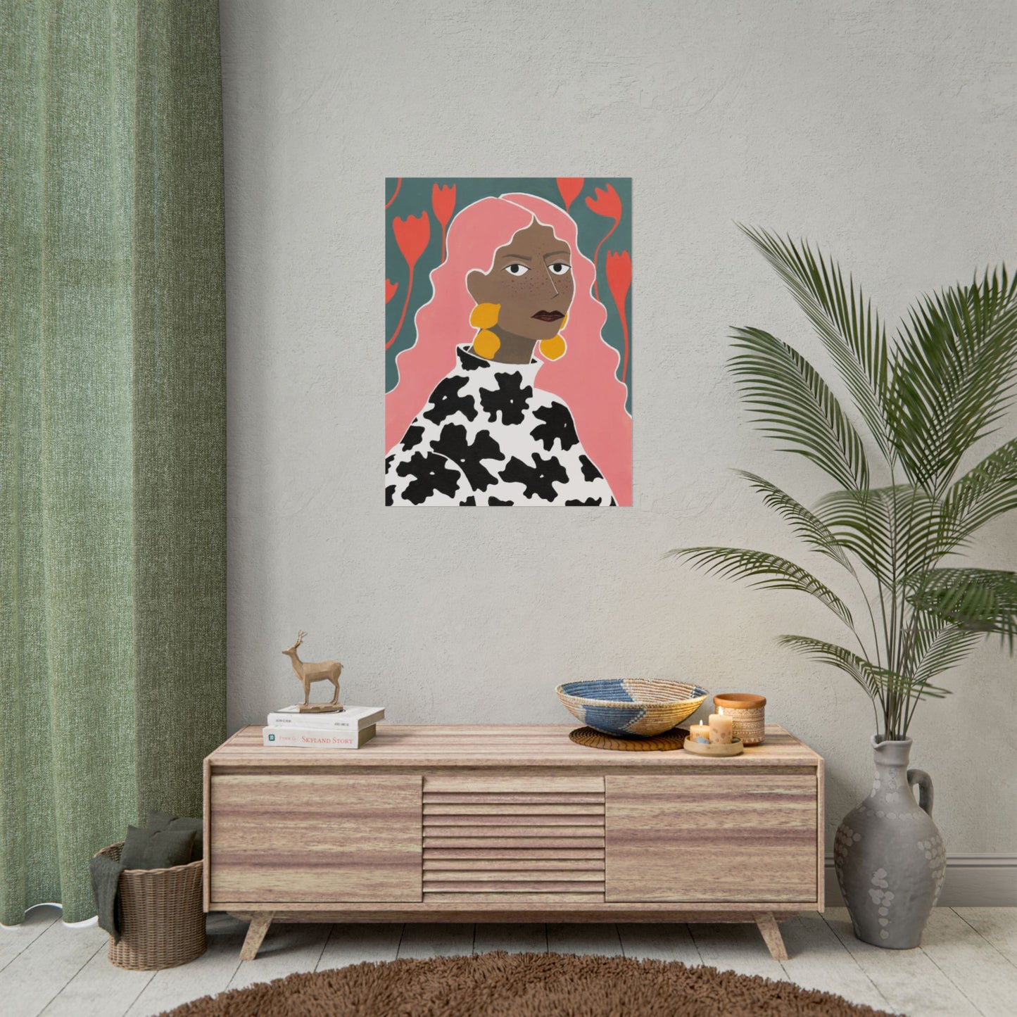 Portrait with Lemons Print - Tinie Studio