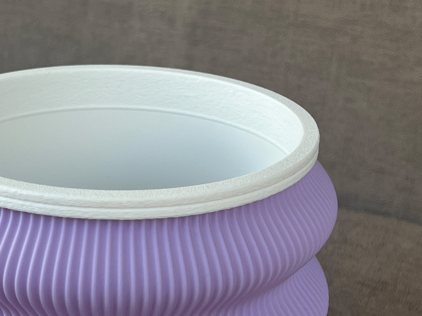 Purple Wavy Planter - Tinie Studio