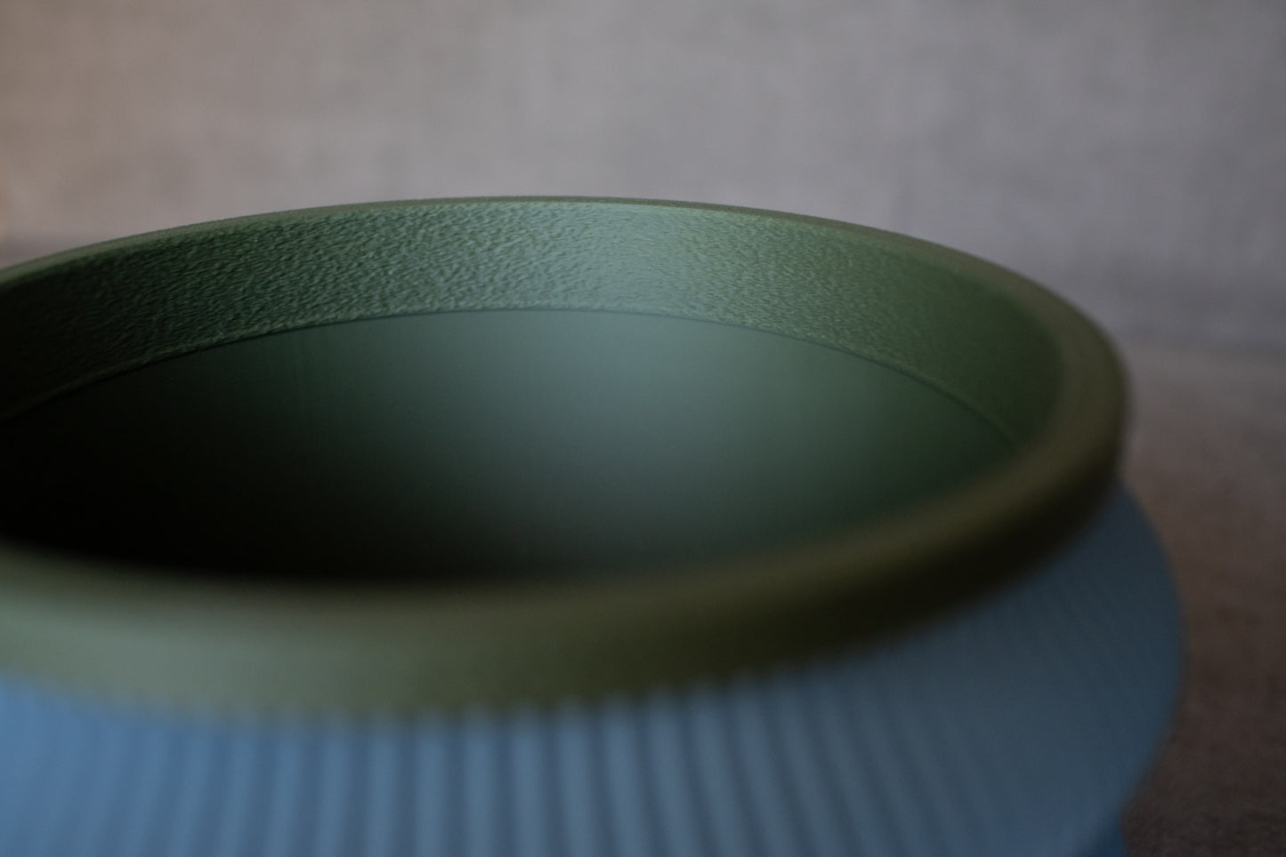 Blue Wavy Planter - Tinie Studio