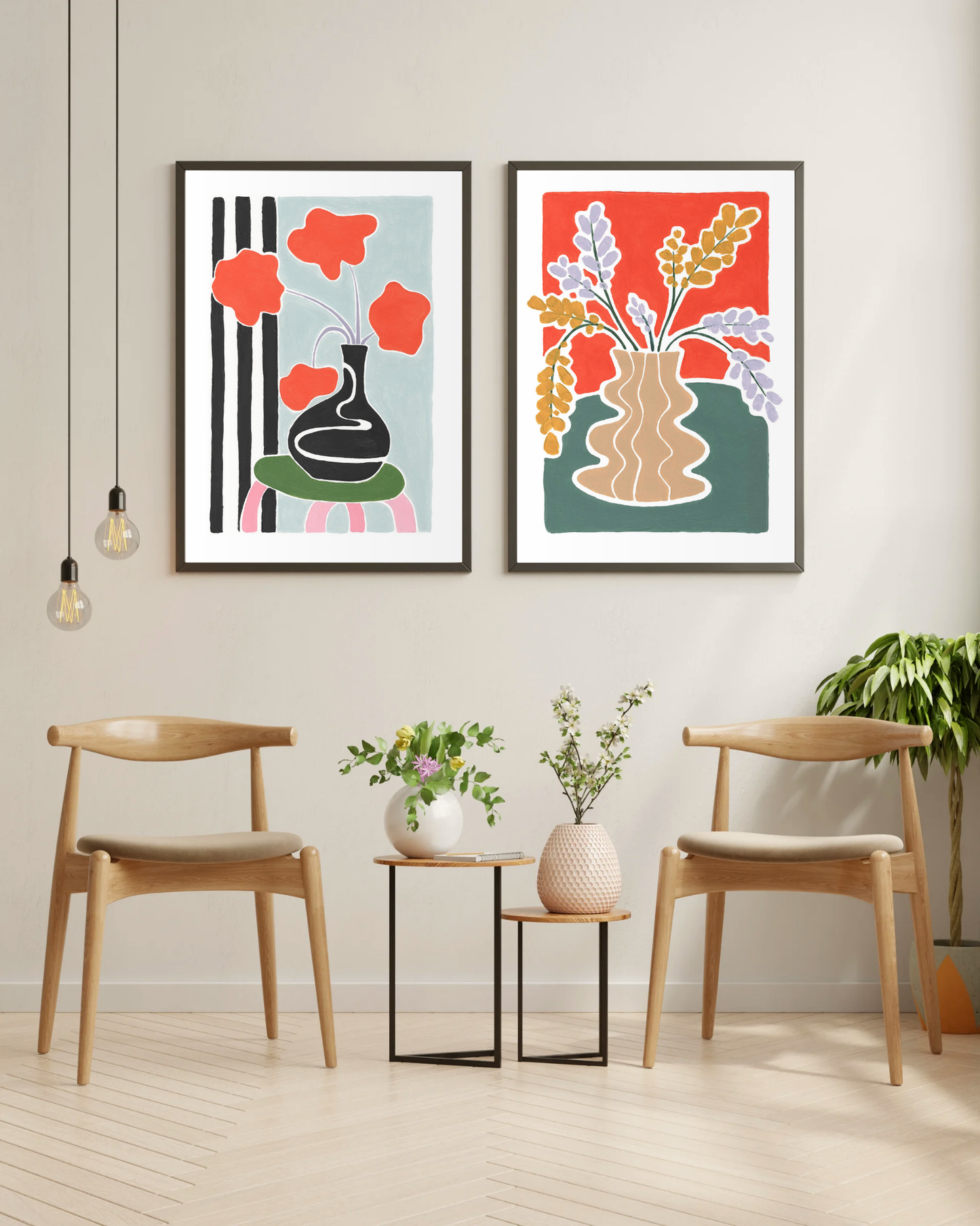 Flower Vase I Print - Tinie Studio