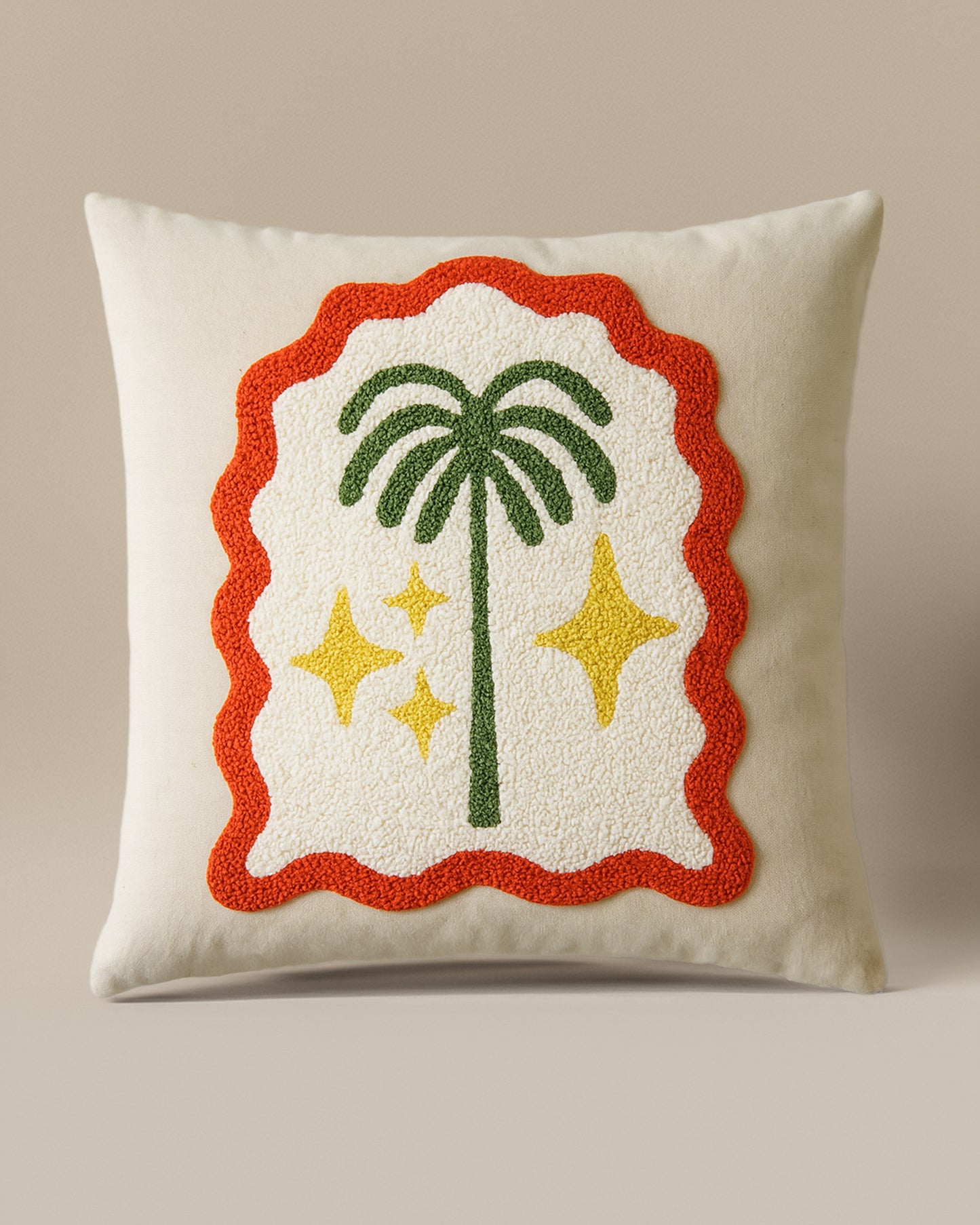 Palm Dream Punch Needle Cushion - Tinie Studio