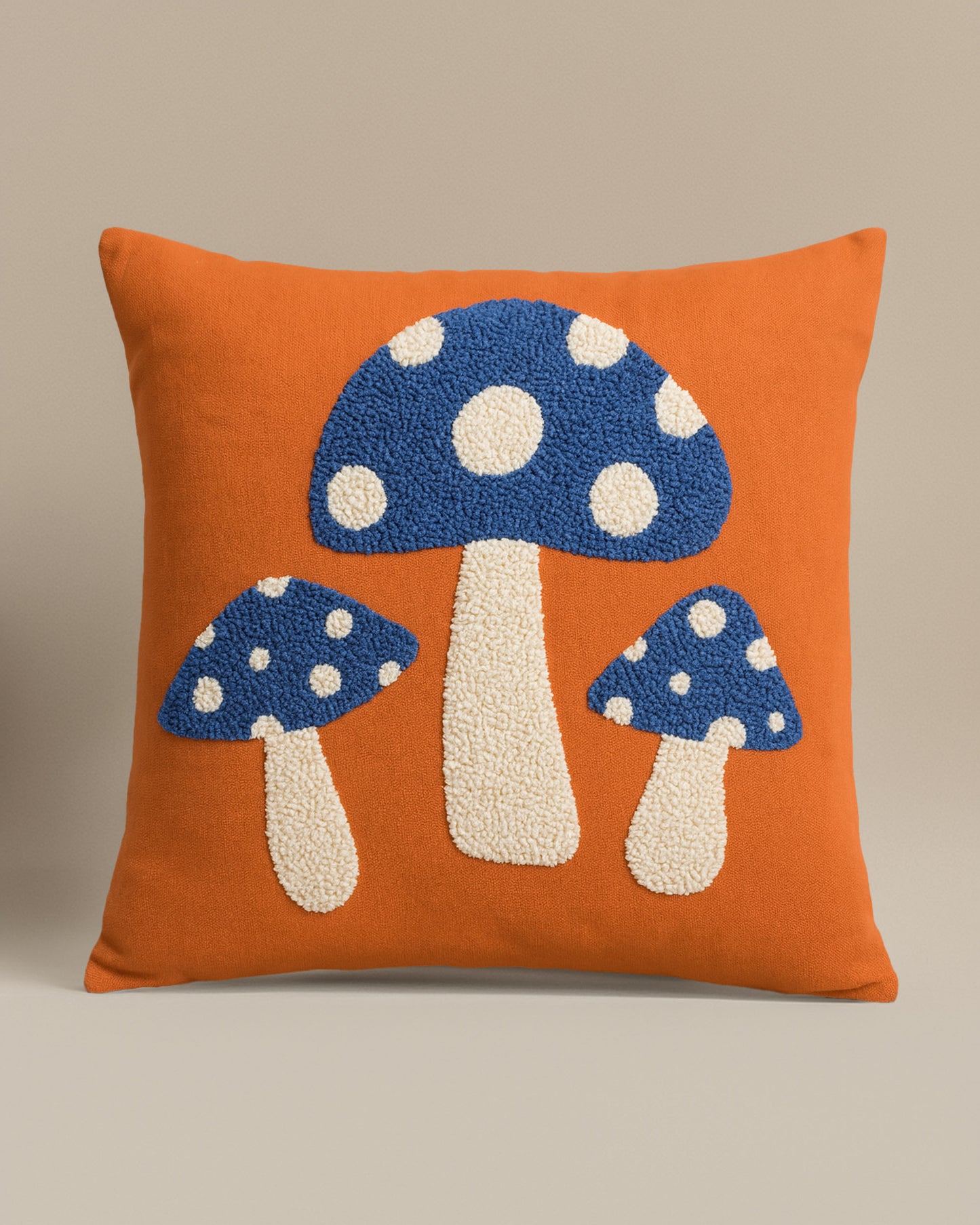 Blueshroom Punch Needle Cushion - Tinie Studio