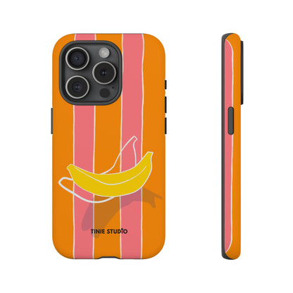 Stripy Banana Handyhülle