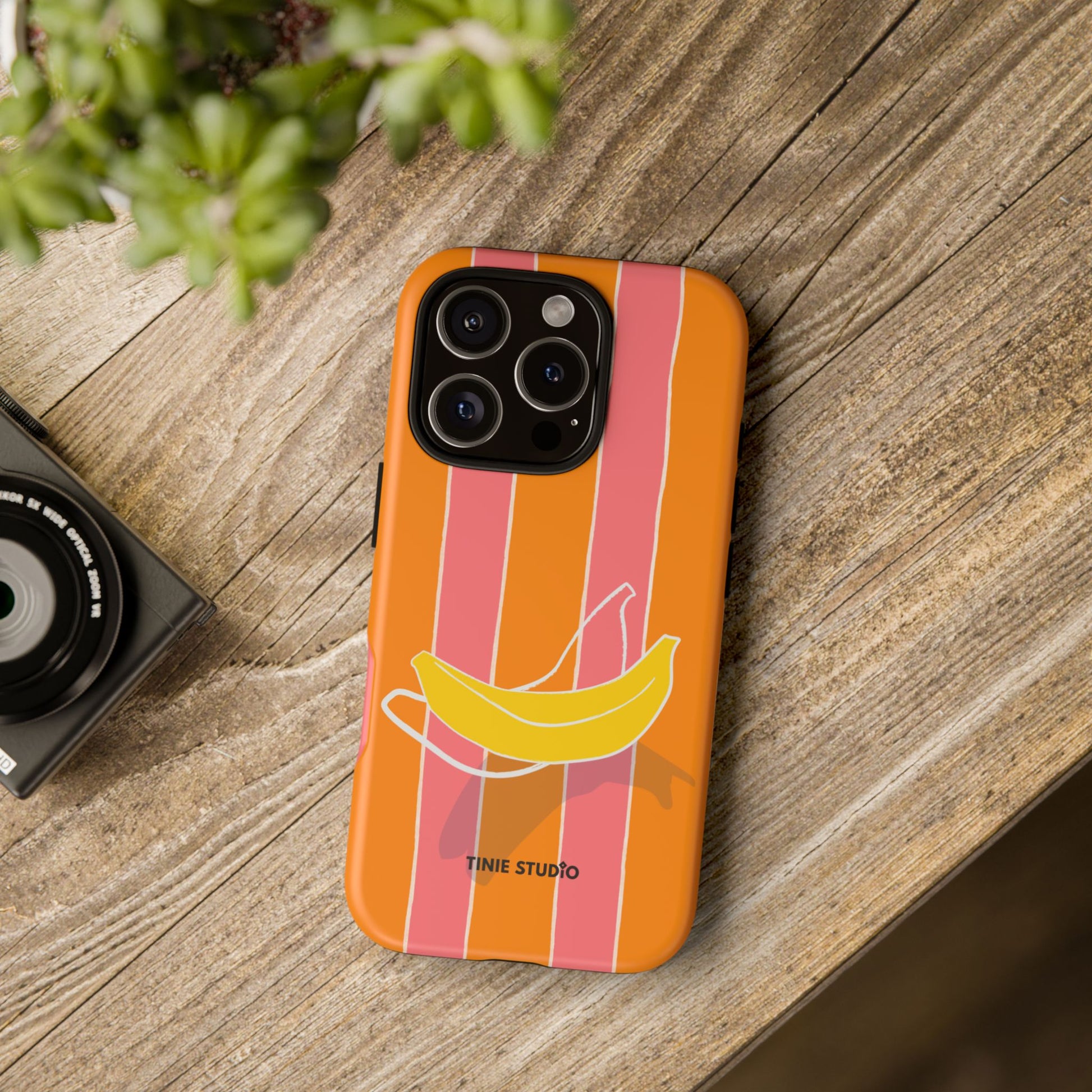 Stripy Banana Phone Case - Tinie Studio