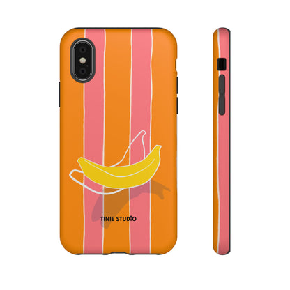 Stripy Banana Phone Case - Tinie Studio