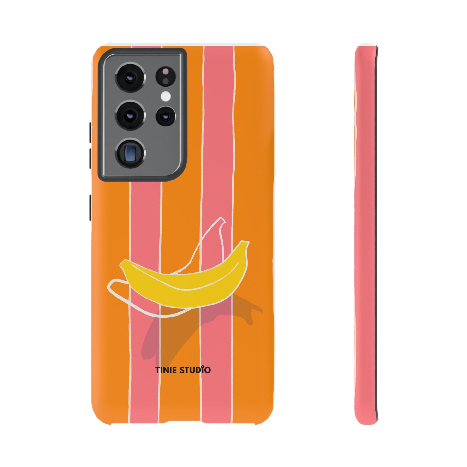 Stripy Banana Phone Case - Tinie Studio