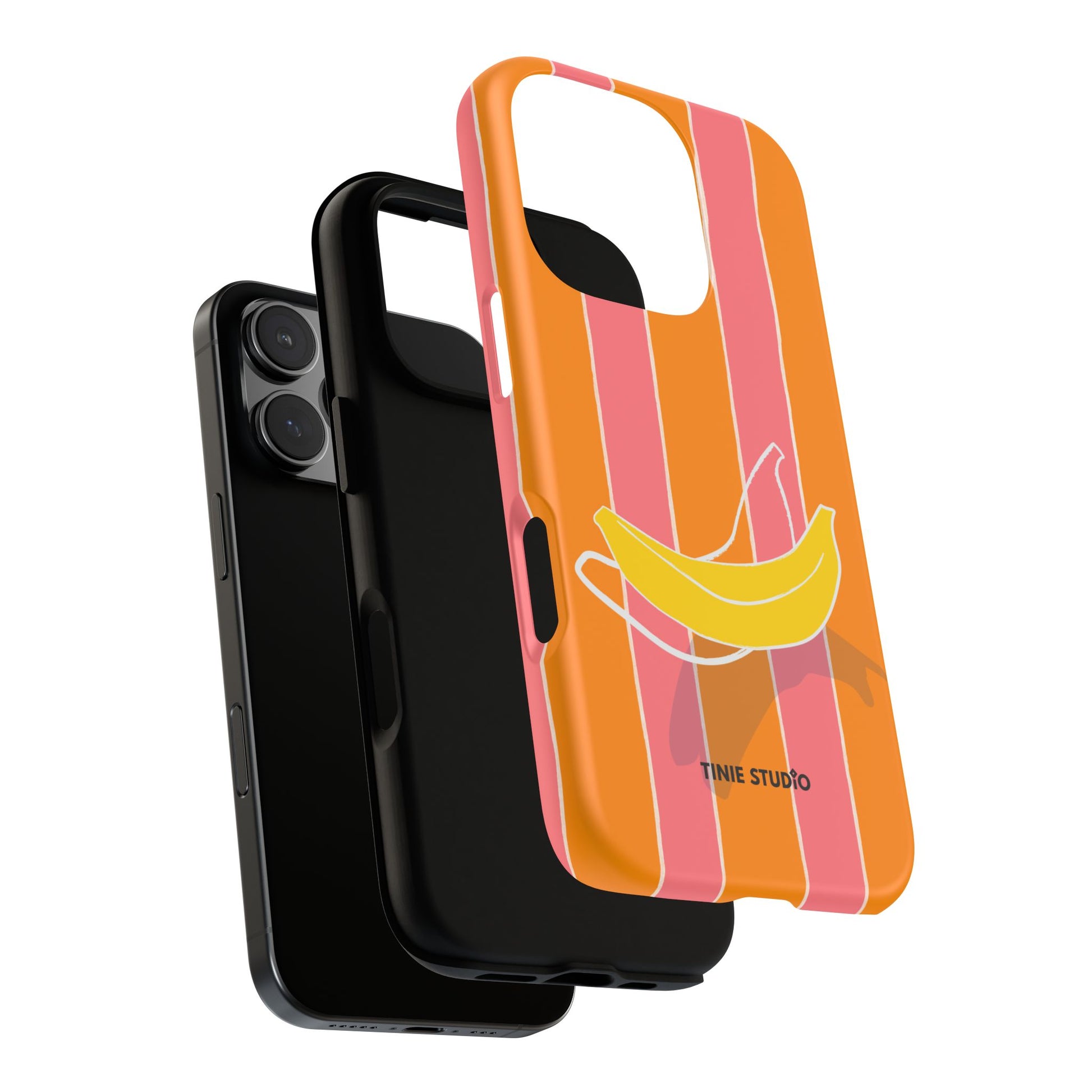 Stripy Banana Phone Case - Tinie Studio