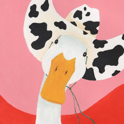 Trippy Cowboy Goose Print - Tinie Studio