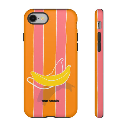 Stripy Banana Phone Case - Tinie Studio