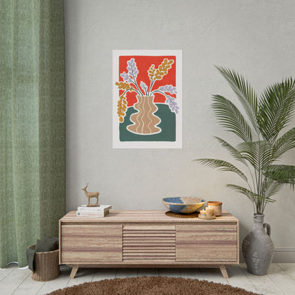 Flower Vase I Print - Tinie Studio