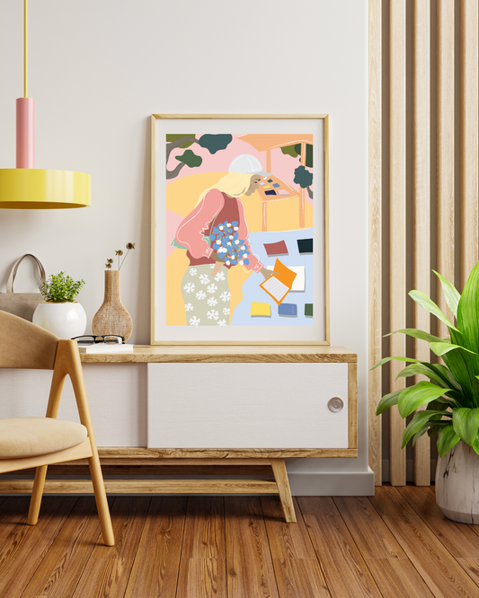 Market Day Print - Tinie Studio