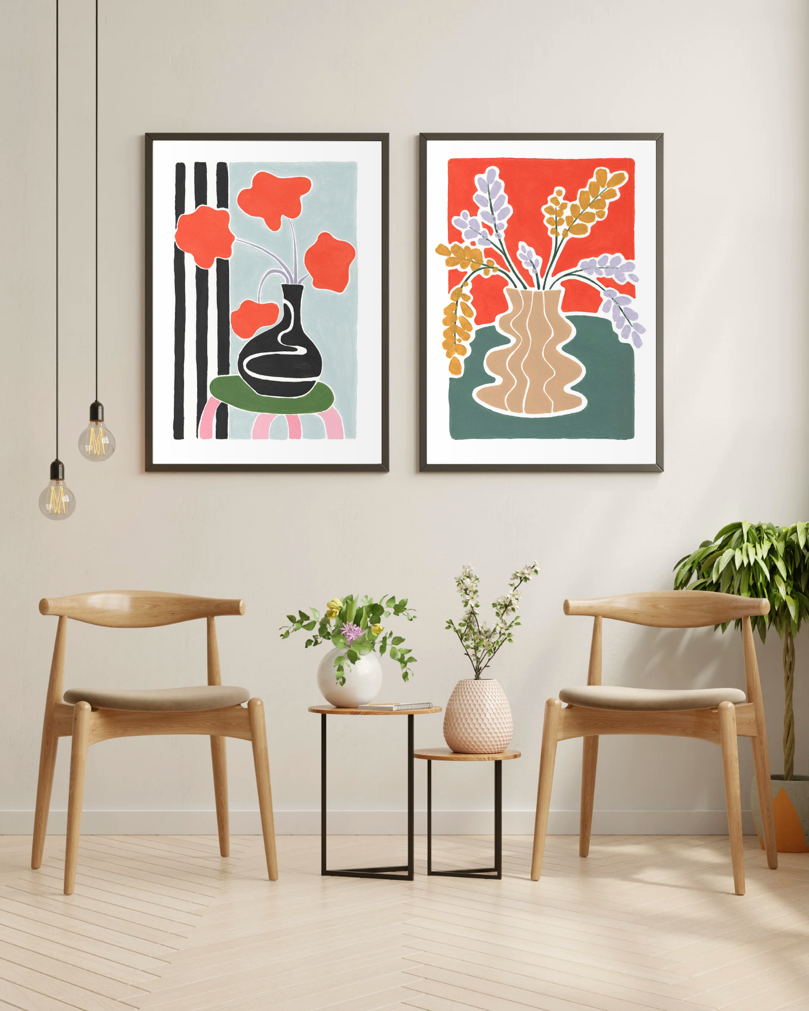 Flower Vase I Print - Tinie Studio