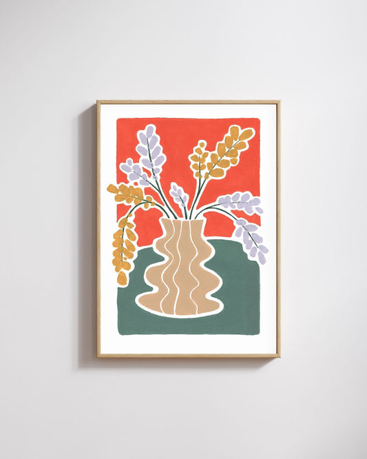 Flower Vase I Print - Tinie Studio