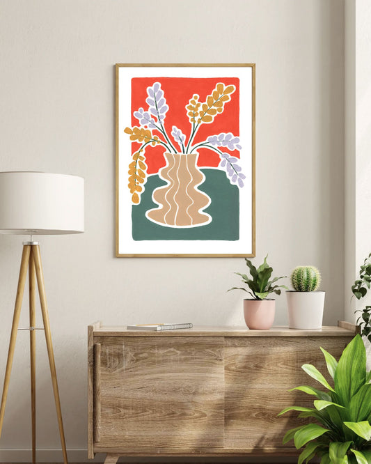 Flower Vase I Print - Tinie Studio