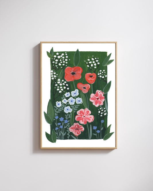 Wildflower Meadow Print - Tinie Studio