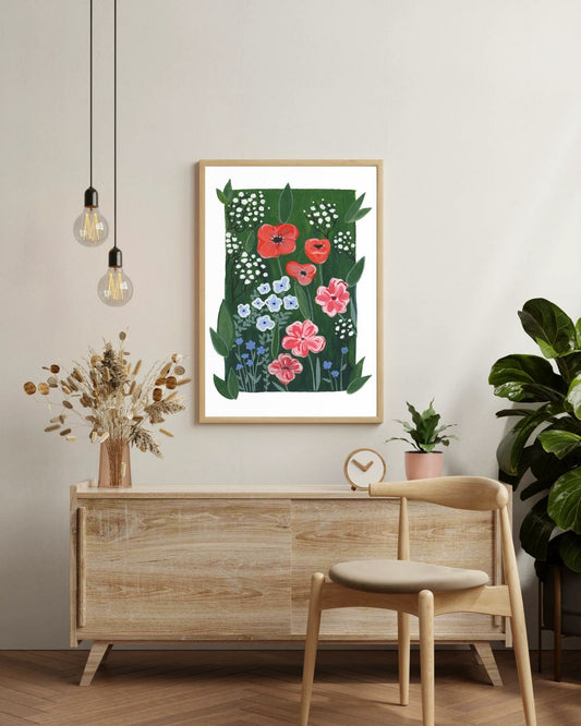 Wildflower Meadow Print - Tinie Studio