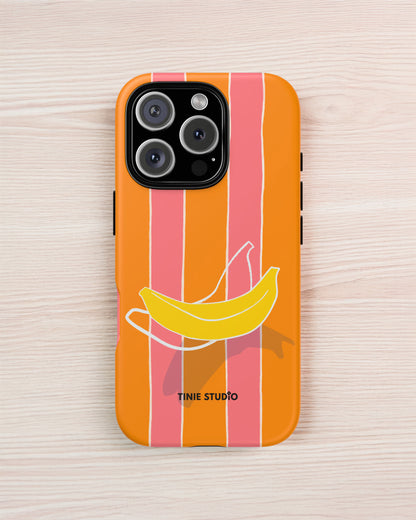 Stripy Banana Phone Case - Tinie Studio