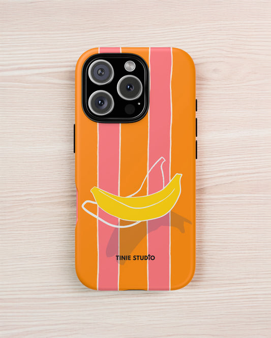 Stripy Banana Phone Case - Tinie Studio