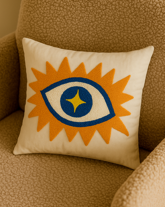 Stargazer Punch Needle Cushion - Tinie Studio