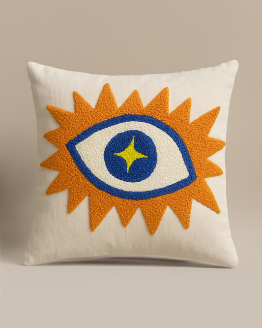 Stargazer Punch Needle Cushion - Tinie Studio