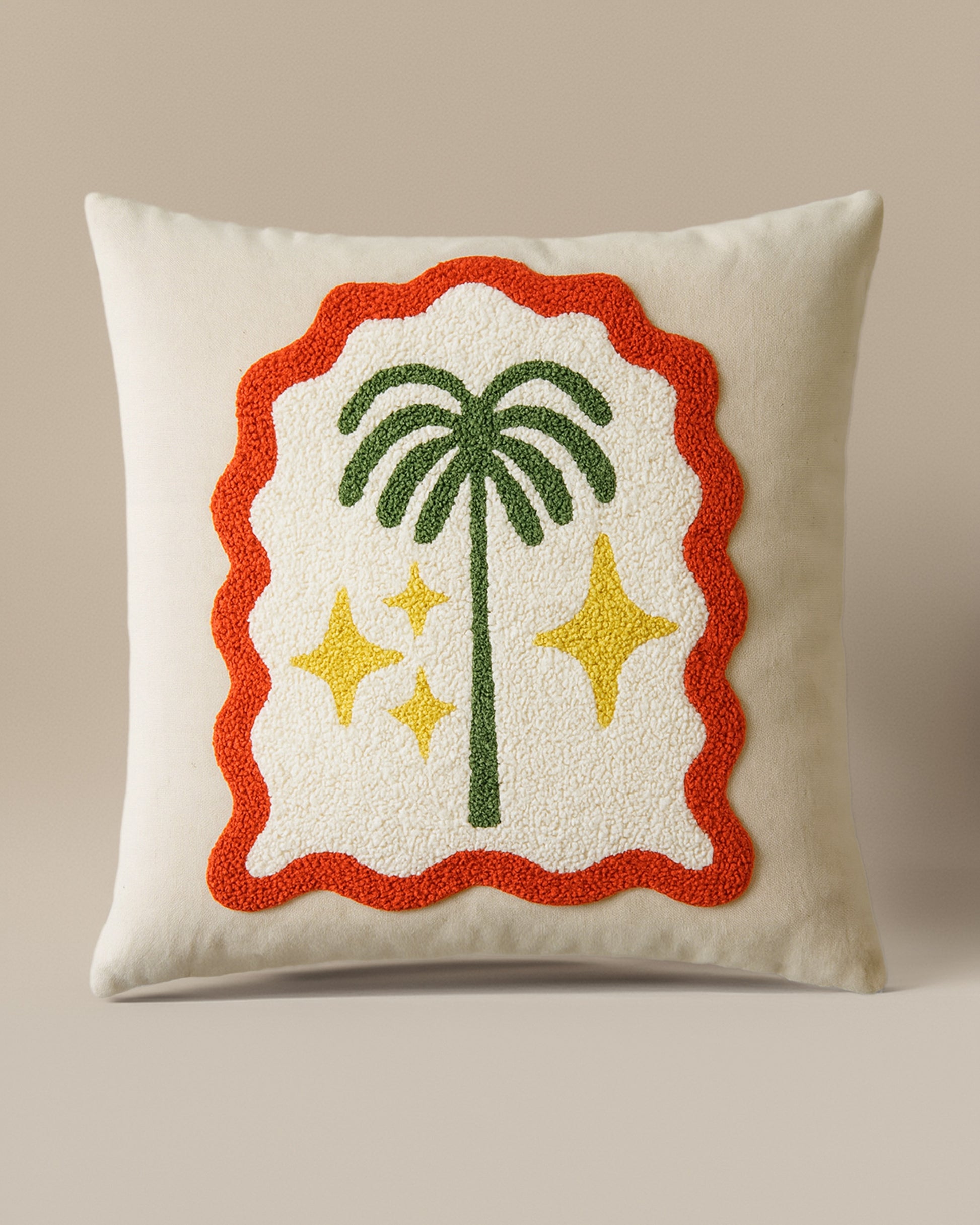 Palm Dream Punch Needle Cushion - Tinie Studio