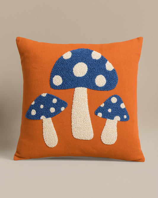 Blueshroom Punch Needle Cushion - Tinie Studio